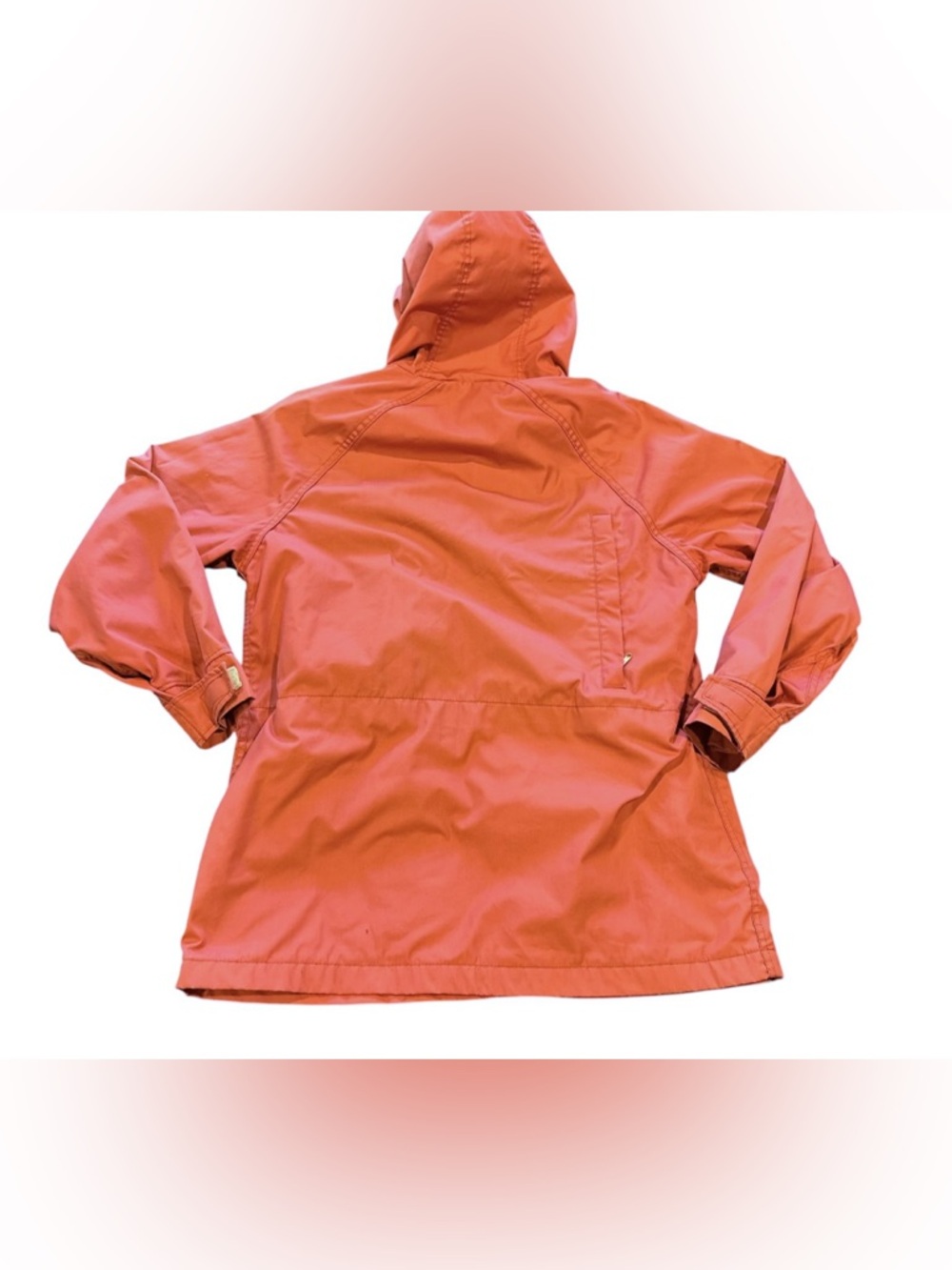 Vintage Woolrich Parka Women’s Salmon Red Hooded Outdoor Hiking Jacket Sz M - Picture 6 of 12